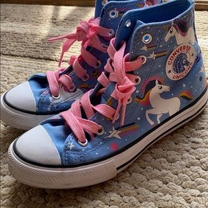 Converse girls unicorn high tops